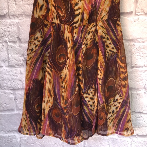 Love Fire PeacockSheath Dress - Picture 3 of 7